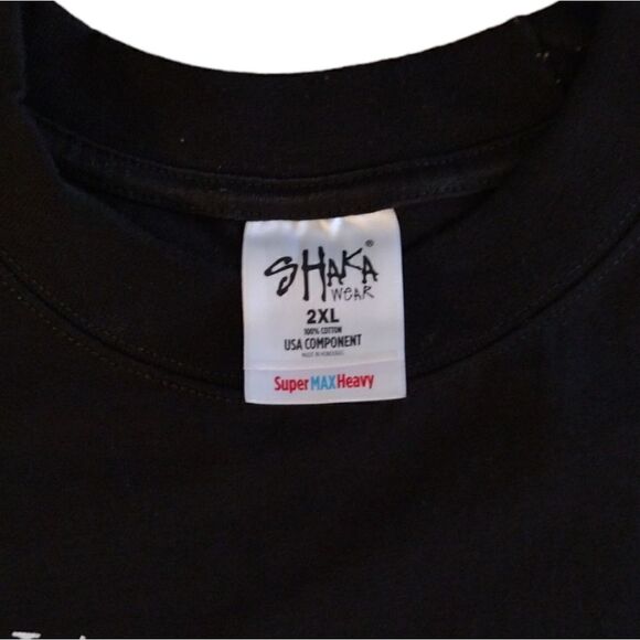 Y2K SHAKA Wear Black OG Original Gangsters Hip Hop Print Tee Men's 2XL - Picture 9 of 10